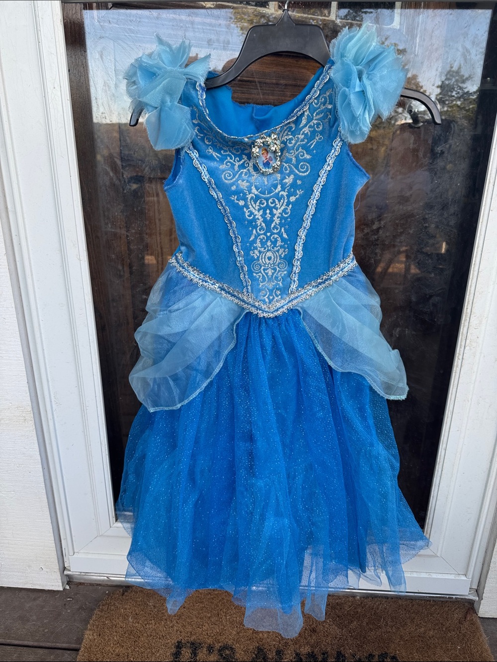 Disney Princess Cinderella Blue Princess Gown with Tulle Accents size 3T-4T